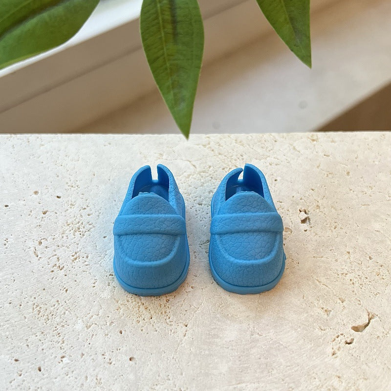 Doll shoes Princess Mary Jane leather shoes macaron color doll accessories