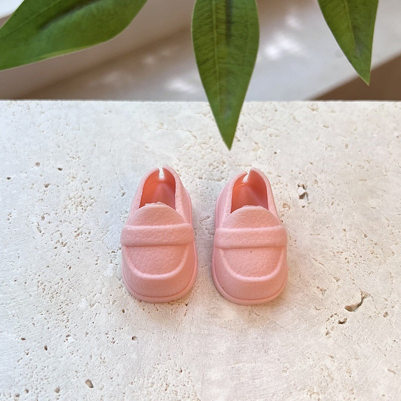 Doll shoes Princess Mary Jane leather shoes macaron color doll accessories