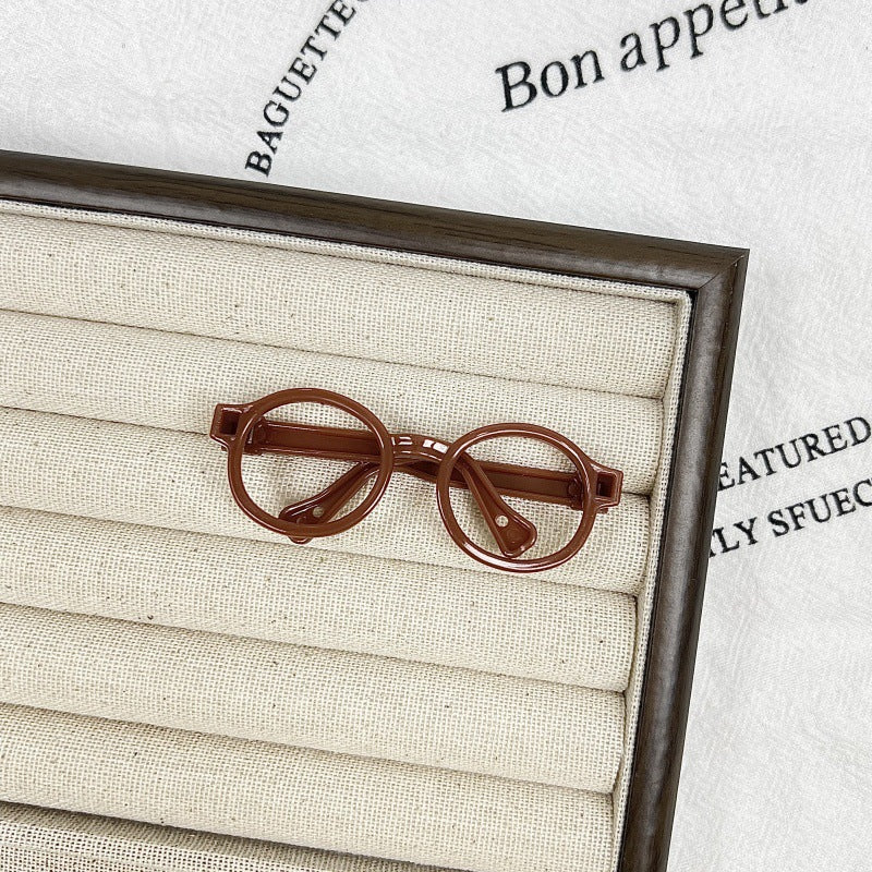Medium glasses accessories 10CM cute plush doll accessories