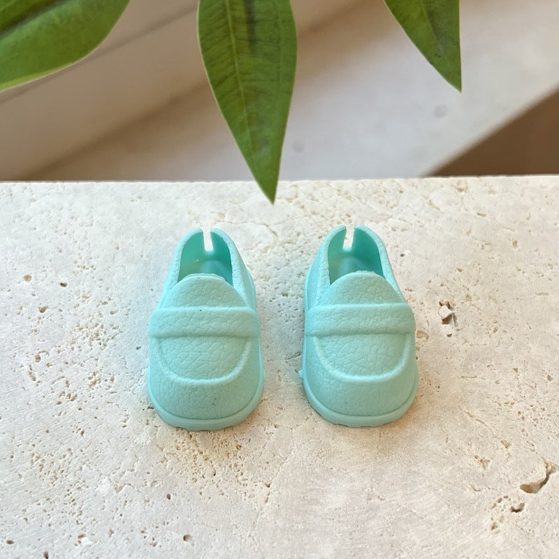 Doll shoes Princess Mary Jane leather shoes macaron color doll accessories