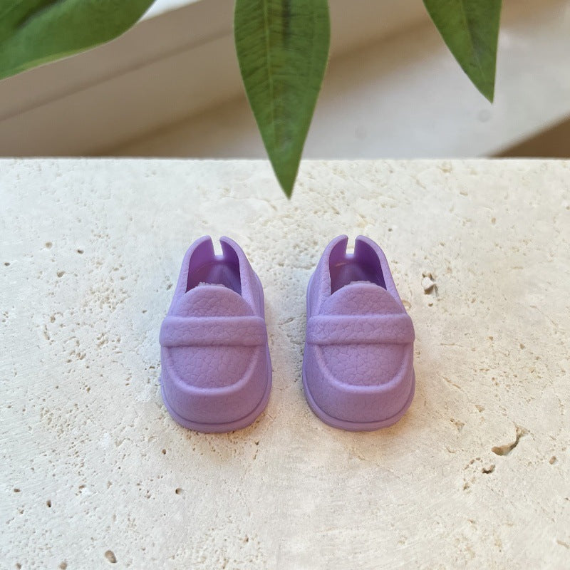 Doll shoes Princess Mary Jane leather shoes macaron color doll accessories